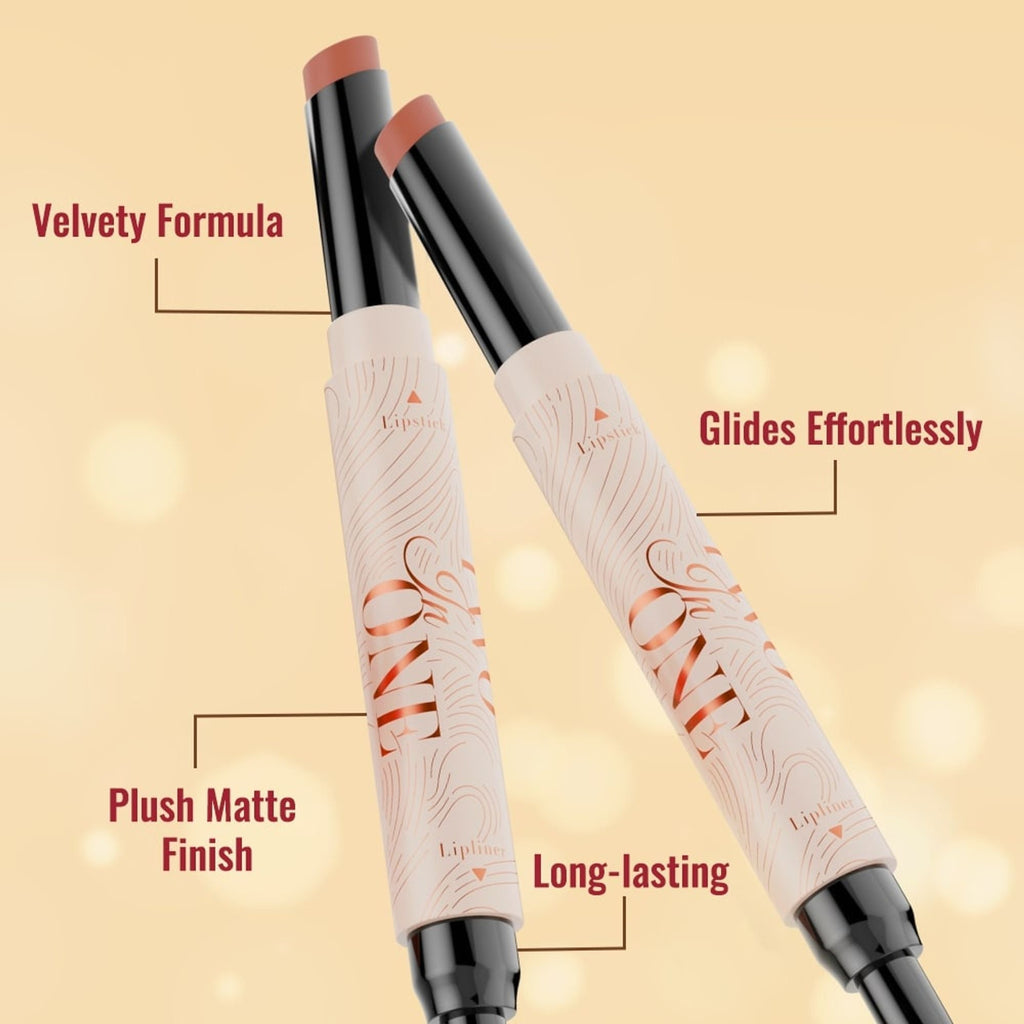 Character Two In One - Lipstick & Lipliner - Cto204 | Grocsy