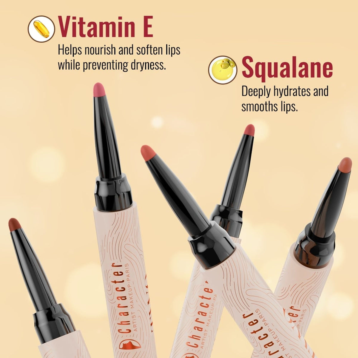Character Two In One - Lipstick & Lipliner - Cto204 | Grocsy