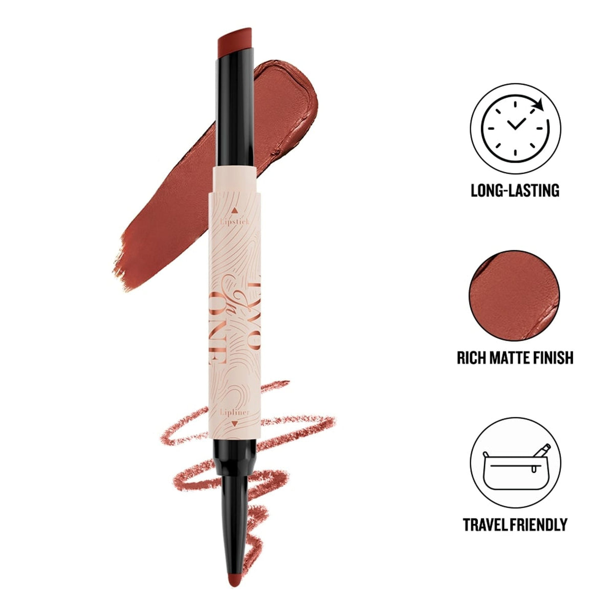 Character Two In One - Lipstick & Lipliner - Cto205 | Grocsy