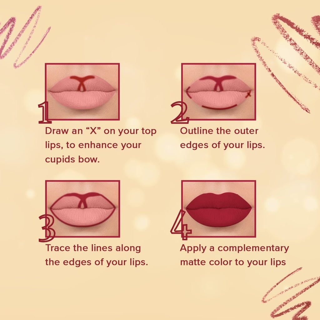 Character Two In One - Lipstick & Lipliner - Cto208 | Grocsy