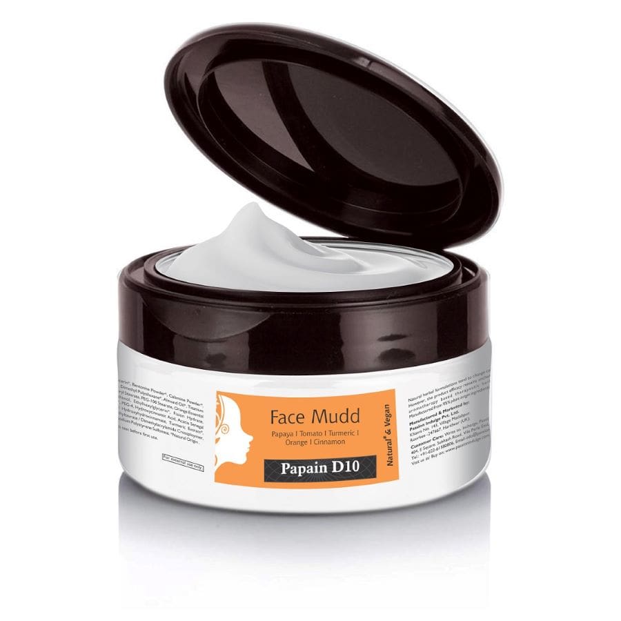 Passion Indulge Papain D10 Face Mudd Pack For Tan Removal | Grocsy