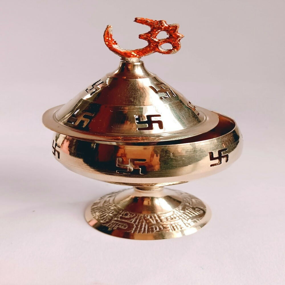 Brass Akhand Jyot Pradeep | Grocsy