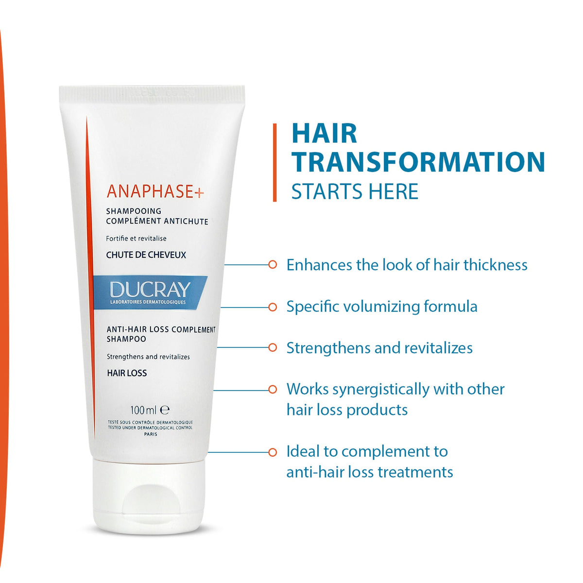 Ducray Anaphase+ Anti-Hair Loss Complement Shampoo | Grocsy