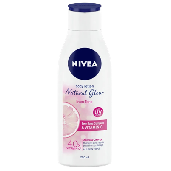 Nivea Body Lotion Natural Glow Even Tone UV Protect | Grocsy