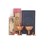 Ohria Ayurveda Pure Copper Eye Cups Ritual: Netra Shudhi With Rose Facial Mist | Grocsy