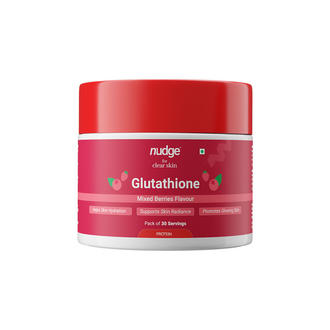 Nudge Glutathione Powder For Clear Skin - Mixed Berries | Grocsy