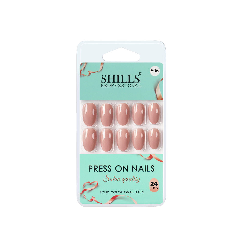 Shills Professional Reusable Press On Nails Oval - SPN506 | Grocsy