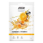 Nykaa Naturals Korean Sheet Mask With Turmeric & Vitamin C For Glow & Brightening | Grocsy