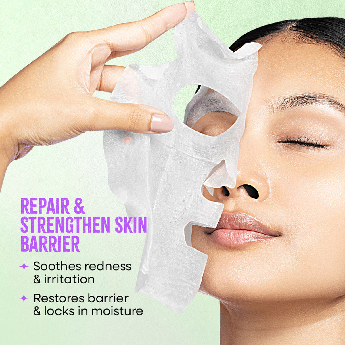 Nykaa Naturals Korean Sheet Mask With Cica & Ceramide For Barrier Repair & Deep Hydration Boost | Grocsy