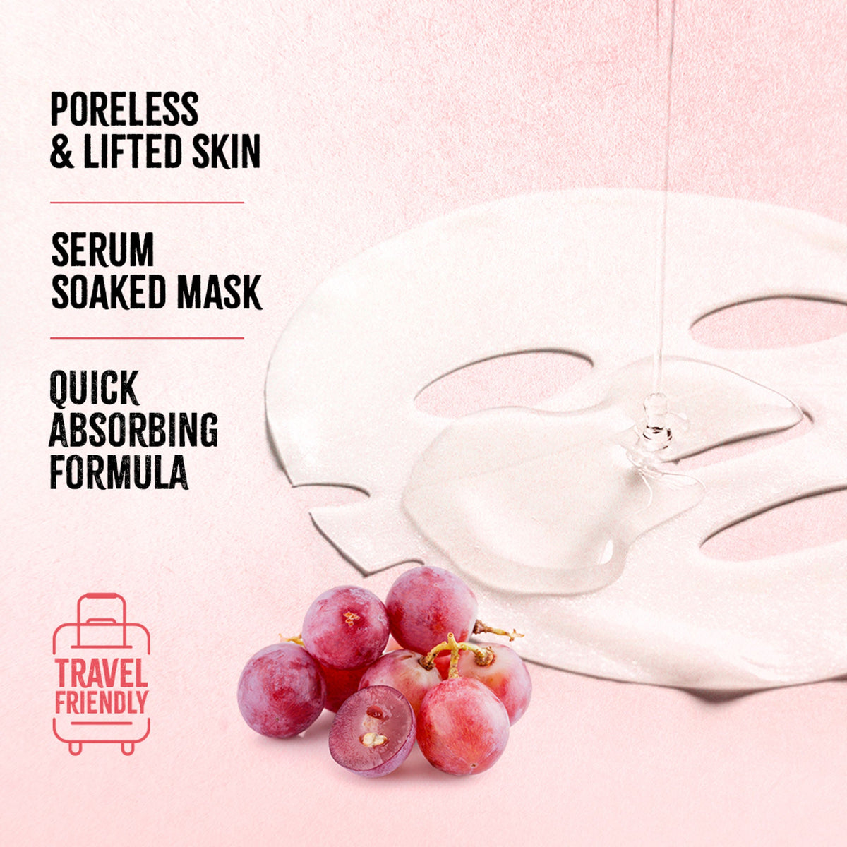 Nykaa Green Tea + Aloe Vera Sheet Mask For Hydrated Skin - Formulated in Korea - For All Skin Types - Red Wine And Collagen | Grocsy