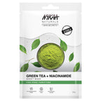 Nykaa Naturals Korean Sheet Mask Green Tea & Niacinamide For Oil Control and Clear Skin | Grocsy