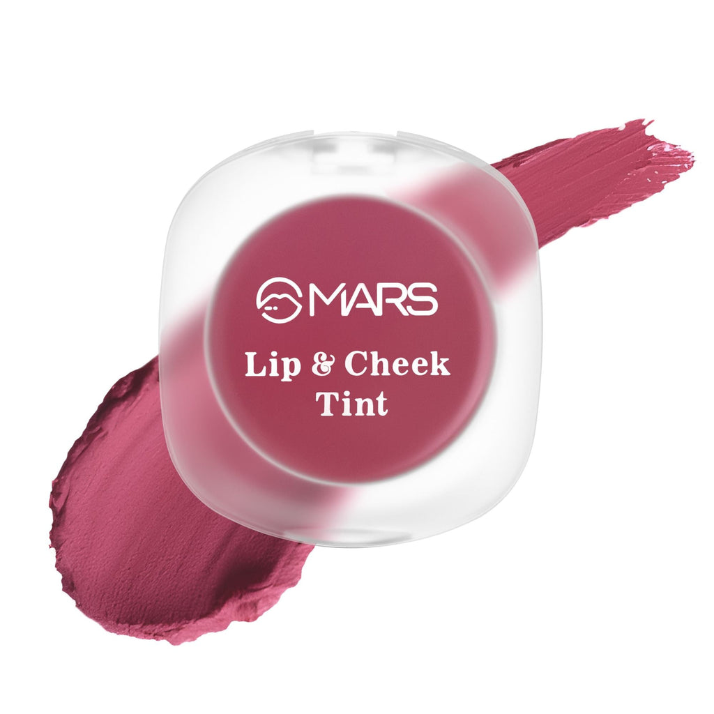 MARS Cosmetics Lip & Cheek Tint for Bold Pop Color - 01-Dusty Rose | Grocsy