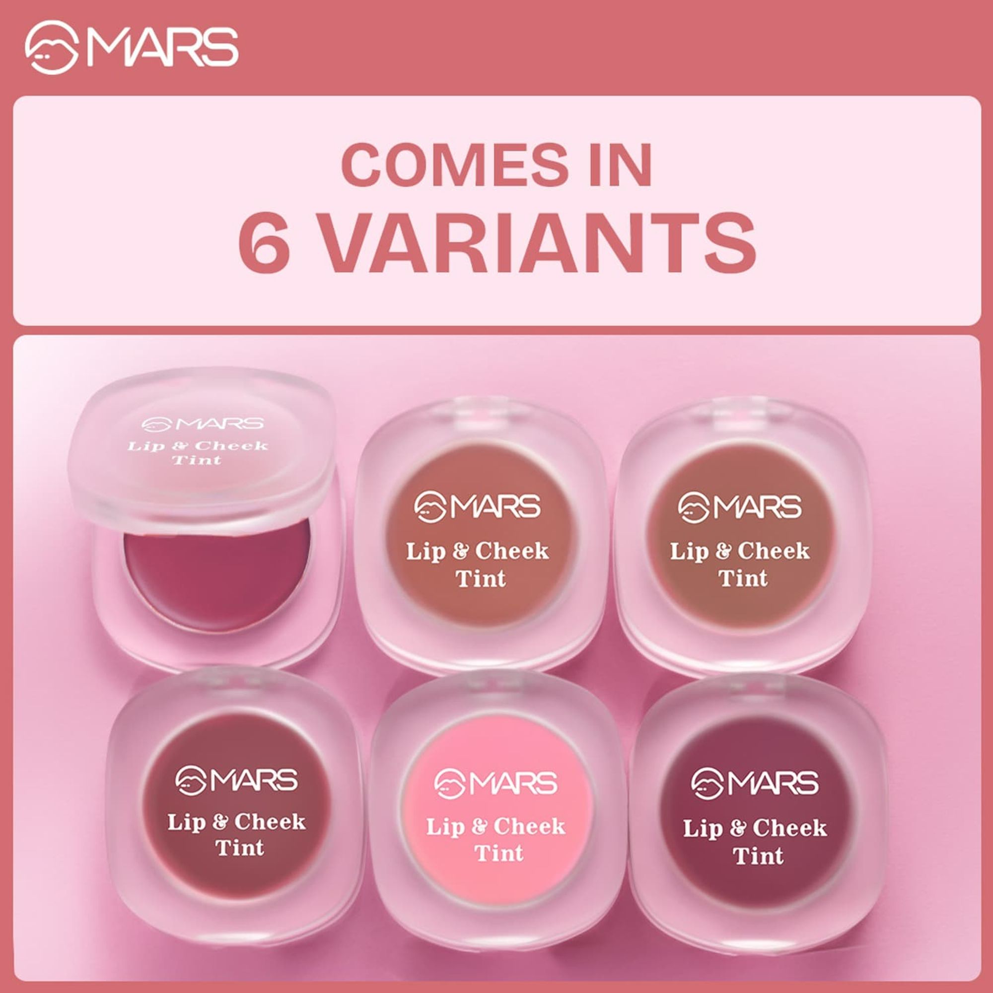 MARS Cosmetics Lip & Cheek Tint for Bold Pop Color - 06-Dark Fuschia | Grocsy