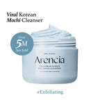 Arencia Fresh Blue Hyssop Rice Mochi Cleanser - Gentle Exfoliating Pore Care Korean Double Cleanser | Grocsy