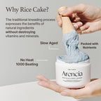Arencia Fresh Blue Hyssop Rice Mochi Cleanser - Gentle Exfoliating Pore Care Korean Double Cleanser | Grocsy