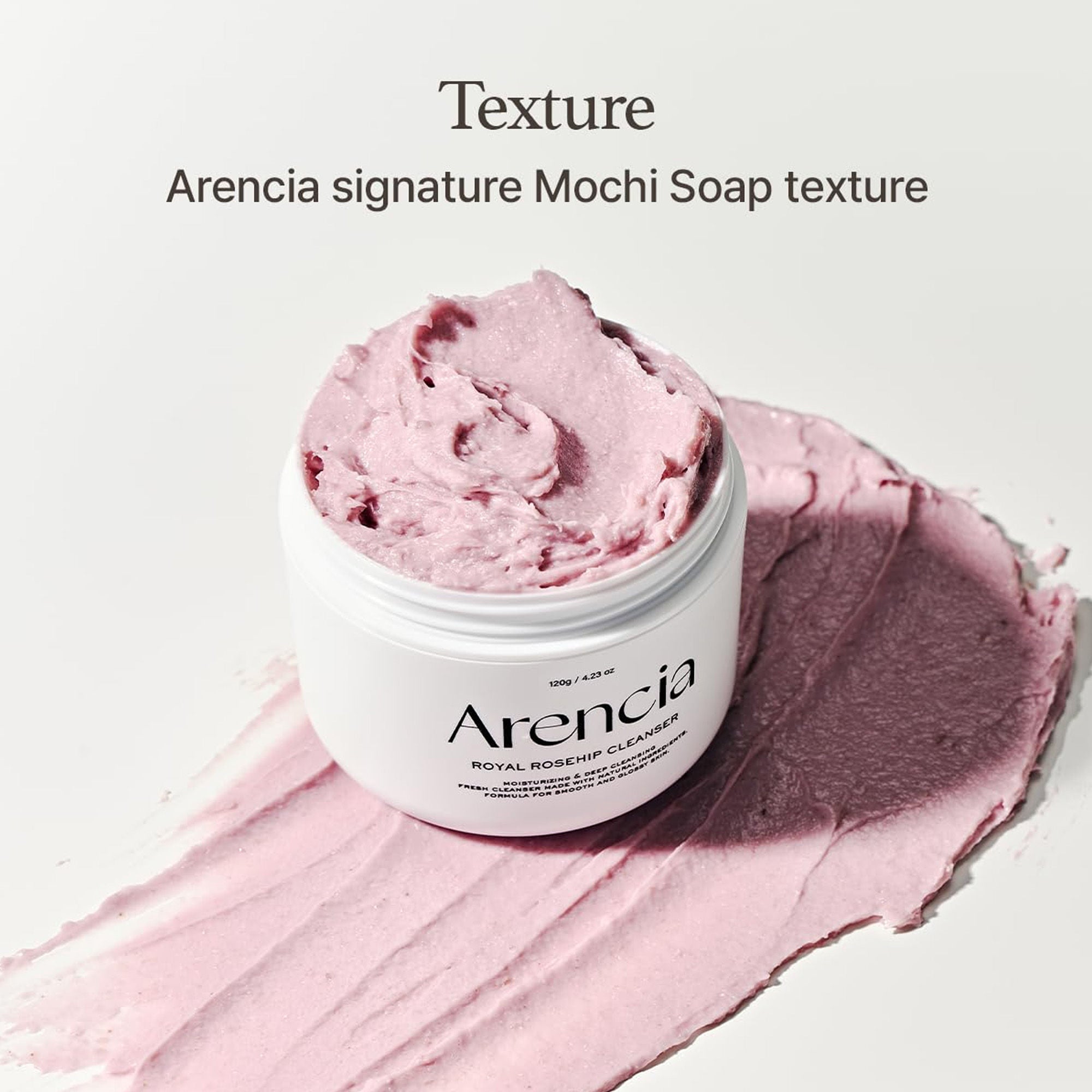Arencia Fresh Rosehip Rice Mochi Cleanser - All-In-One Cleanser | Grocsy
