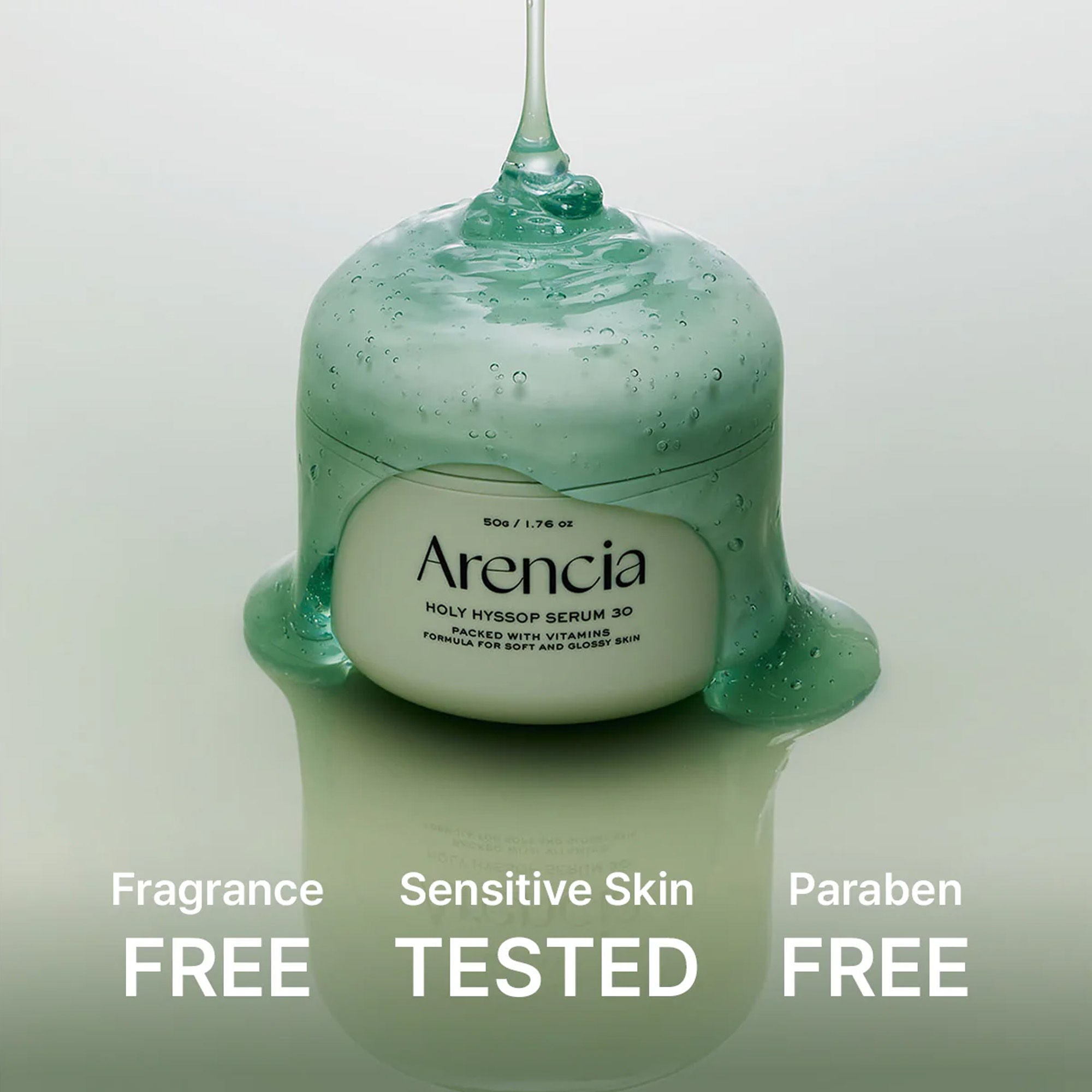 Arencia Holy Hyssop Serum 30 - Brightening Serum for Korean Glass Skin, Reduces Hyperpigmentation | Grocsy