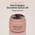 Arencia Red Smoothie Serum 30 - Anti-Aging Korean Serum with Vegan Collagen, Niacinamide & Peptides | Grocsy