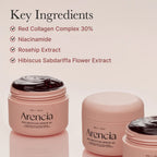 Arencia Red Smoothie Serum 30 - Anti-Aging Korean Serum with Vegan Collagen, Niacinamide & Peptides | Grocsy