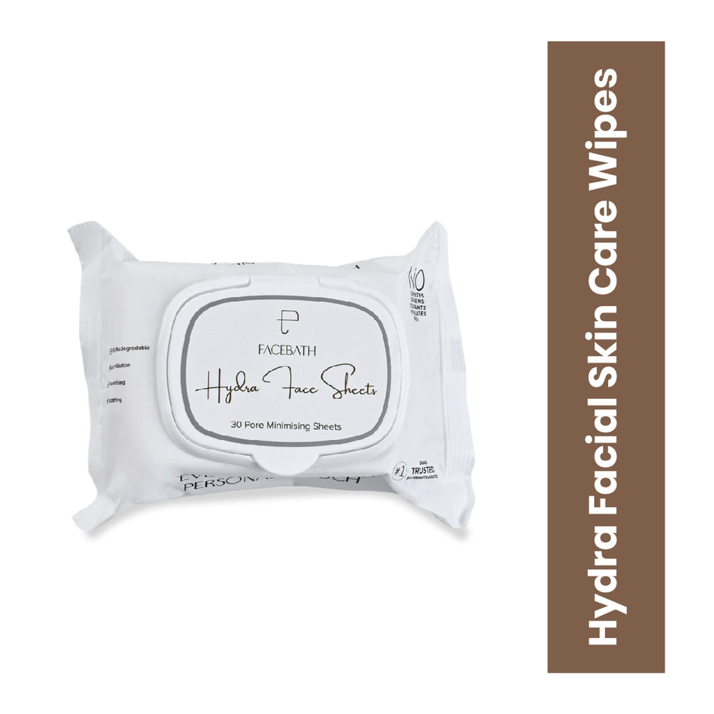 Personal Touch Skincare Hydra Facial Skin Care Serum Wipes For Pore Minimising With 72 hours Hydration | Grocsy