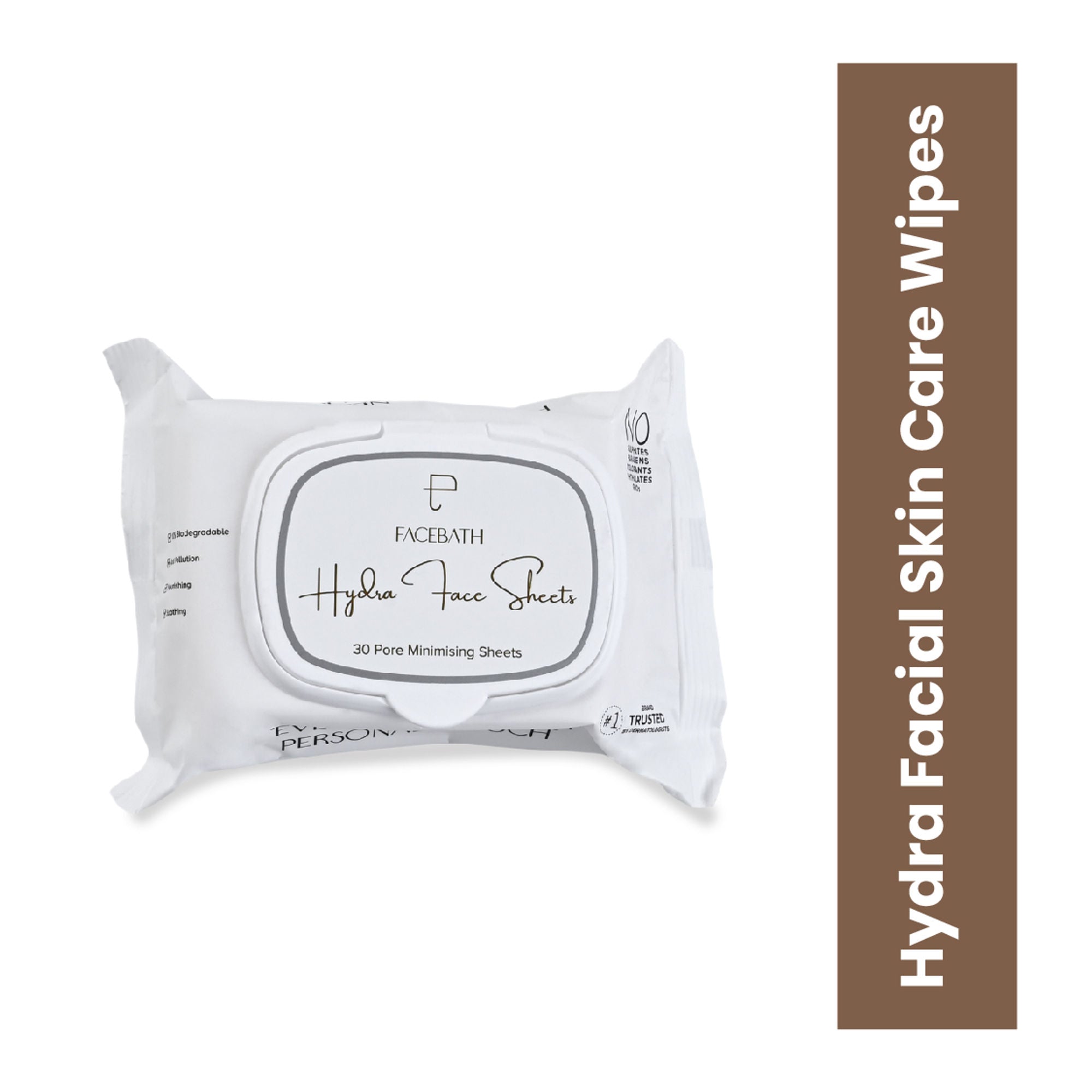 Personal Touch Skincare Hydra Facial Skin Care Serum Wipes For Pore Minimising With 72 hours Hydration | Grocsy