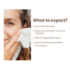 Personal Touch Skincare Hydra Facial Skin Care Serum Wipes For Pore Minimising With 72 hours Hydration | Grocsy