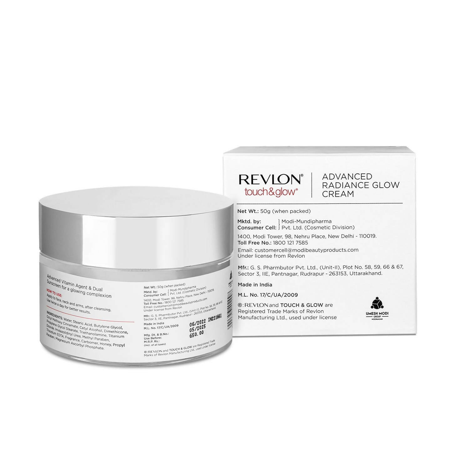 Revlon Touch & Glow Advanced Radiance Glow Cream | Grocsy