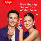 Colgate Visible White Purple Toothpaste, Teeth Whitening Toothpaste Whitens Yellow Teeth, Enamel-Safe Daily Use (2 Pack 100g+20g/3.5oz+0.7oz) | Grocsy