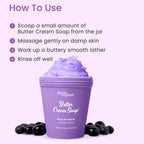 Earth Rhythm Butter Cream Shower Mousse Soap - Berry Smoothie | Grocsy