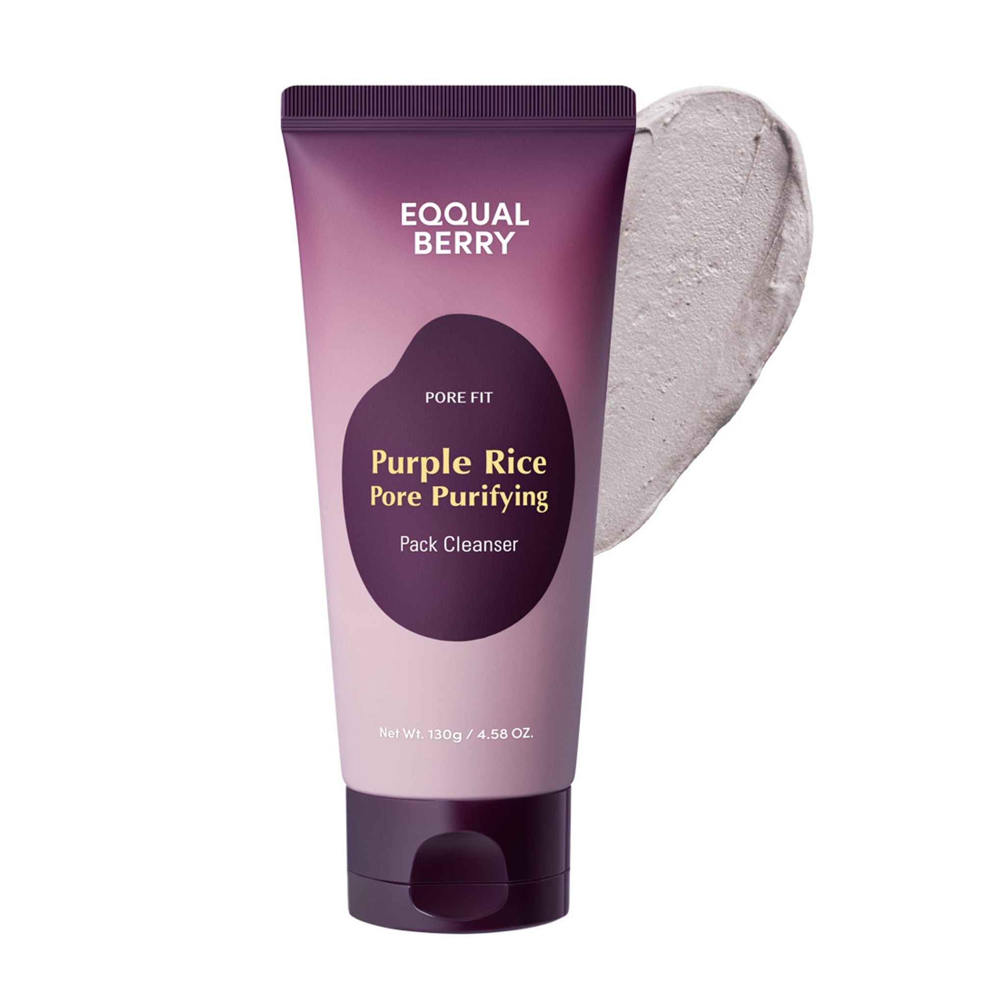 Eqqualberry Purple Rice Pore Purifying Cleanser – Deep Pore Care & Sebum Control | Grocsy