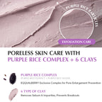 Eqqualberry Purple Rice Pore Purifying Cleanser – Deep Pore Care & Sebum Control | Grocsy