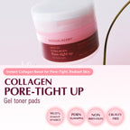 Eqqualberry Collagen Pore Tight-Up Gel Toner Pads – Hydrates & Refines Pores | Grocsy