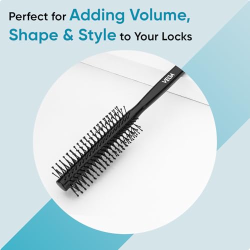 Vega Basic Collection Hair Brush - Round R3-RB 1 Pcs | Grocsy