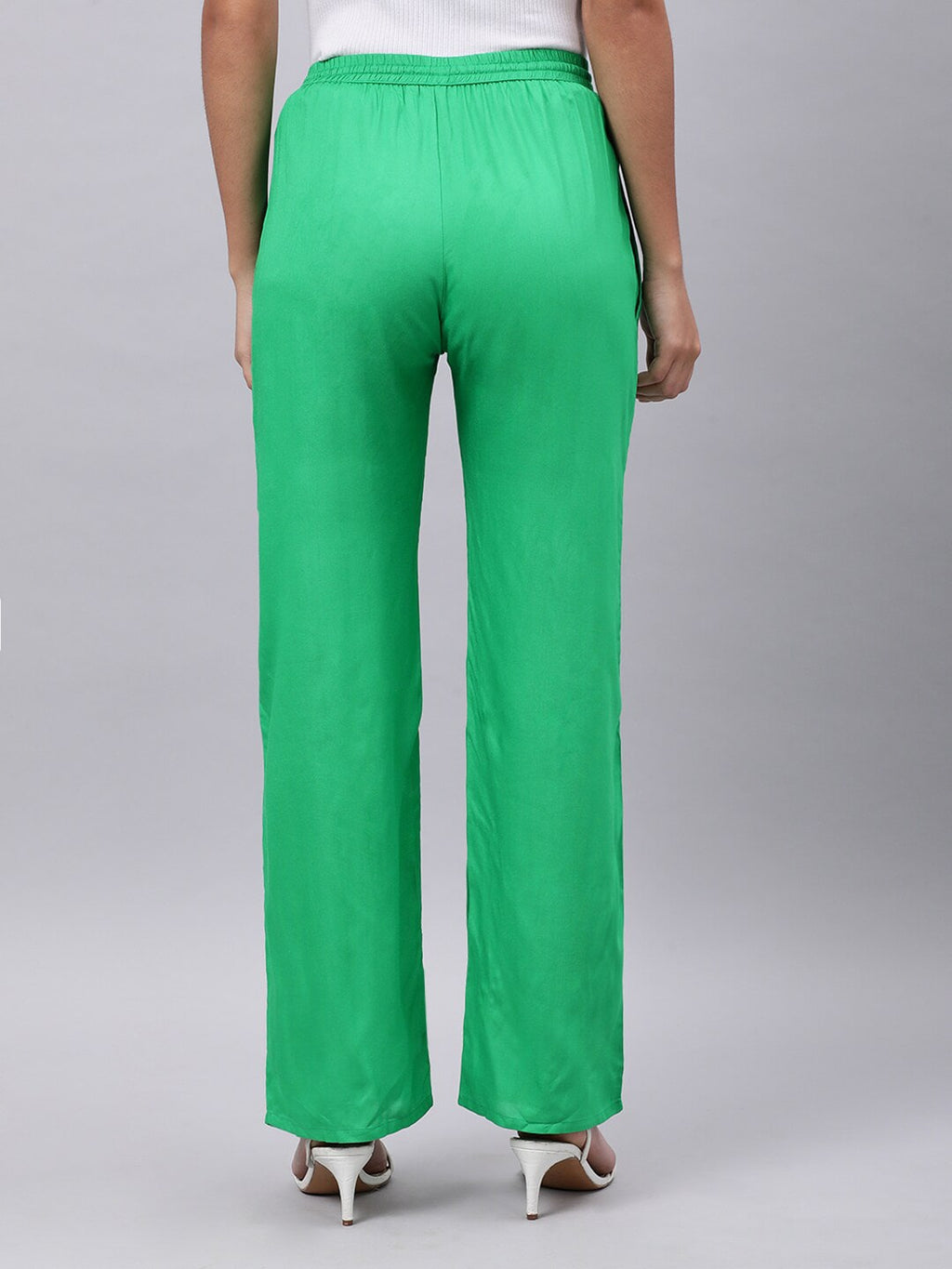 Souchii Green Liva Palazzos | Grocsy