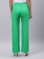 Souchii Green Liva Palazzos | Grocsy