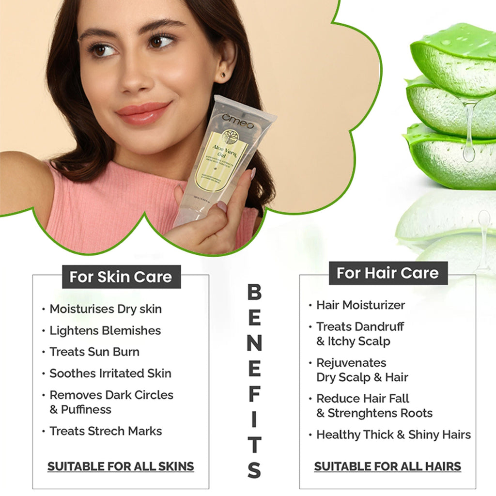 Omeo Aloe Vera Gel - Hydrating, Nourishing And Amazing Fragrance | Grocsy