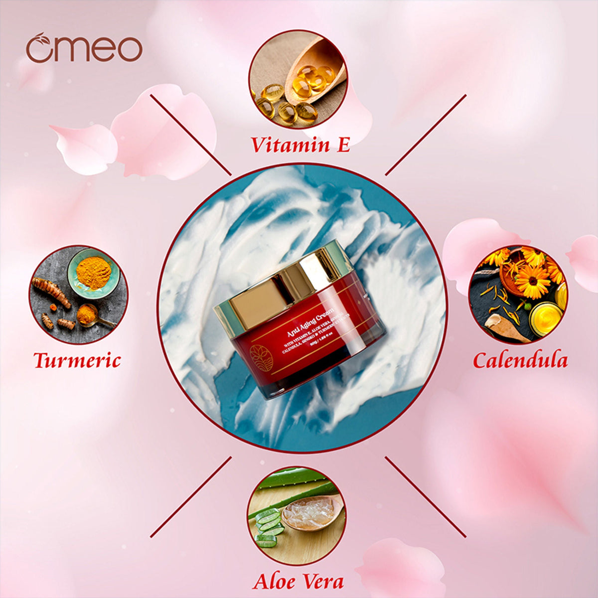 Omeo Anti Aging Cream - Revitalise And Restore | Grocsy