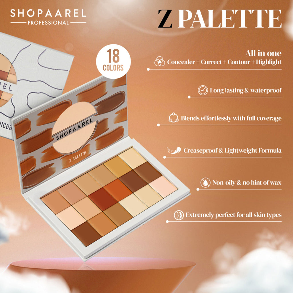 Shopaarel 18 Color Concealer Palette | Grocsy