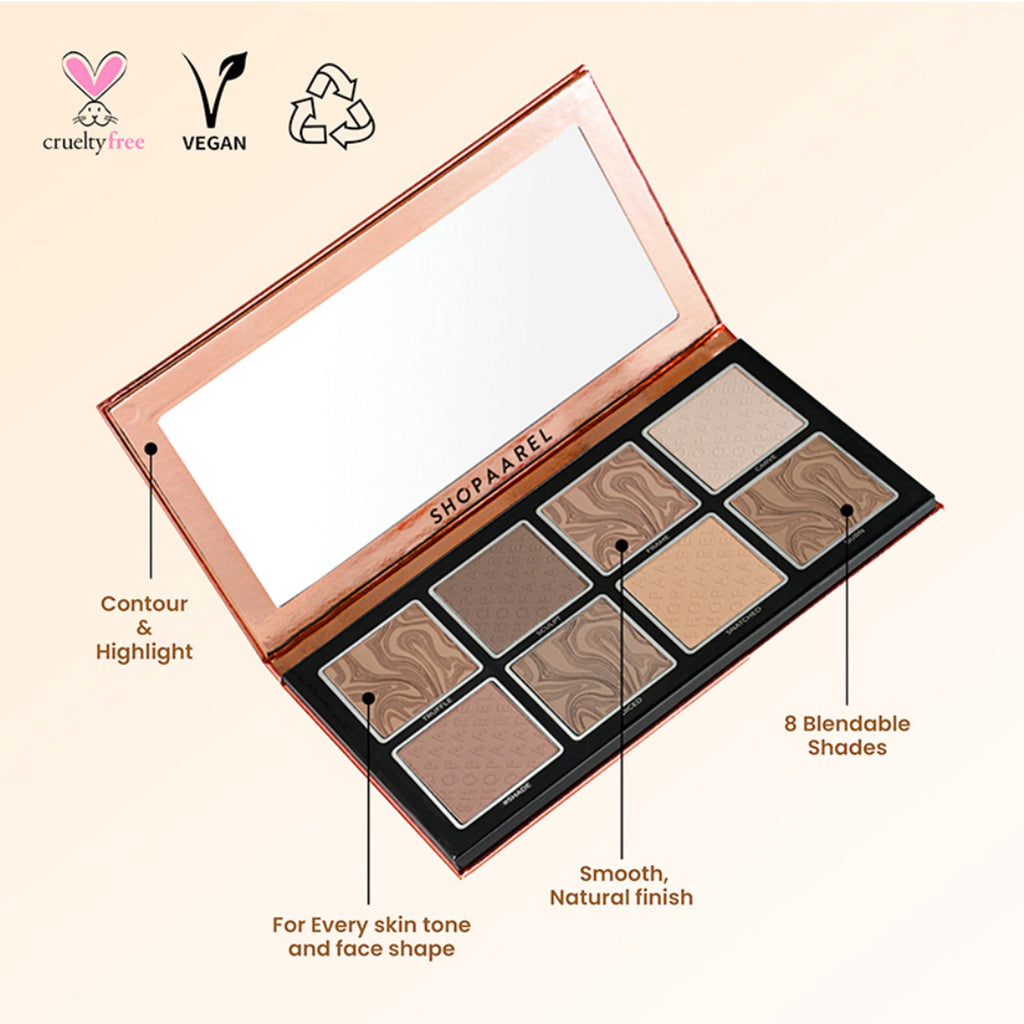 Shopaarel Contour Palette Perfect Shades | Grocsy