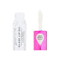 Makeup Revolution Glaze Lip Oil Intense Nourishment With Hyaluronic Acid Vitamin E - Lust Clear | Grocsy