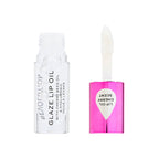 Makeup Revolution Glaze Lip Oil Intense Nourishment With Hyaluronic Acid Vitamin E - Lust Clear | Grocsy