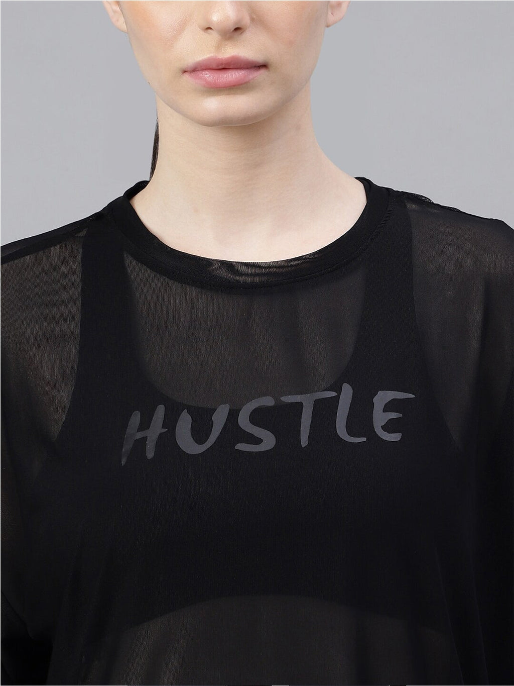 MKH Typography Printed Relaxed Fit Dri-FIT T-shirt | Grocsy