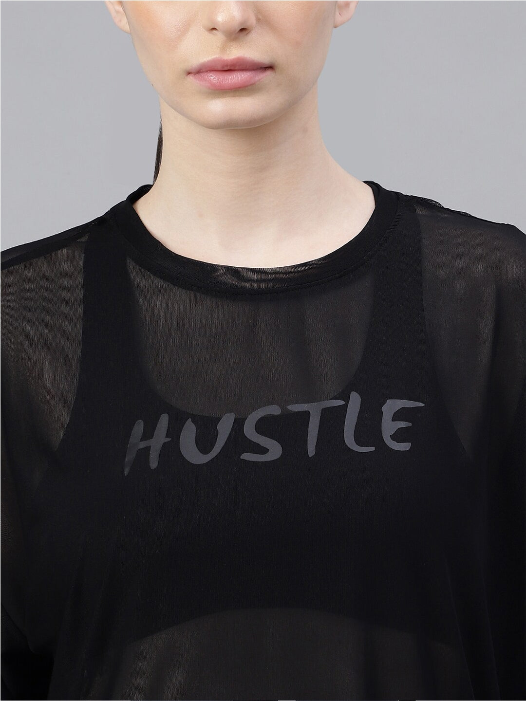 MKH Typography Printed Relaxed Fit Dri-FIT T-shirt | Grocsy