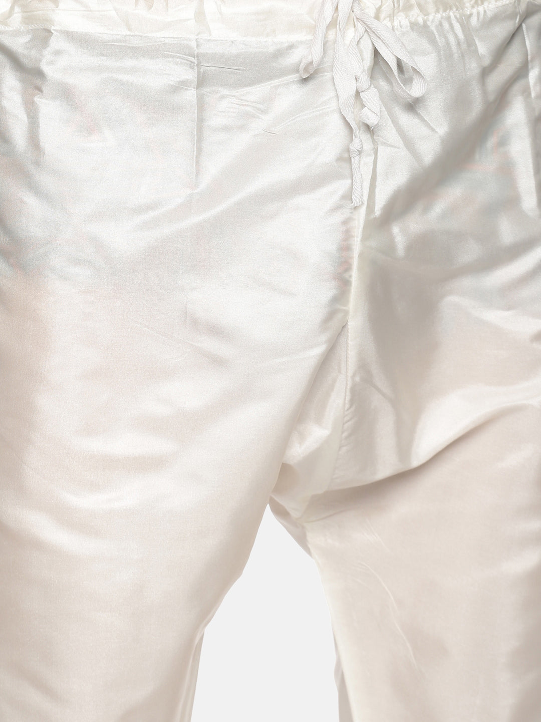 Sethukrishna Men Off-White Kurta with Pyjamas | Grocsy