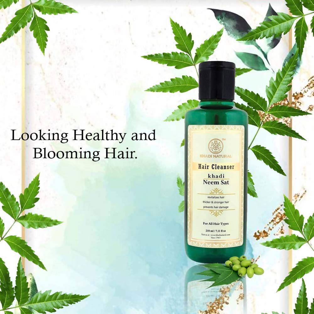 Khadi Natural Hair Cleanser Khadi Neem Sat | Grocsy