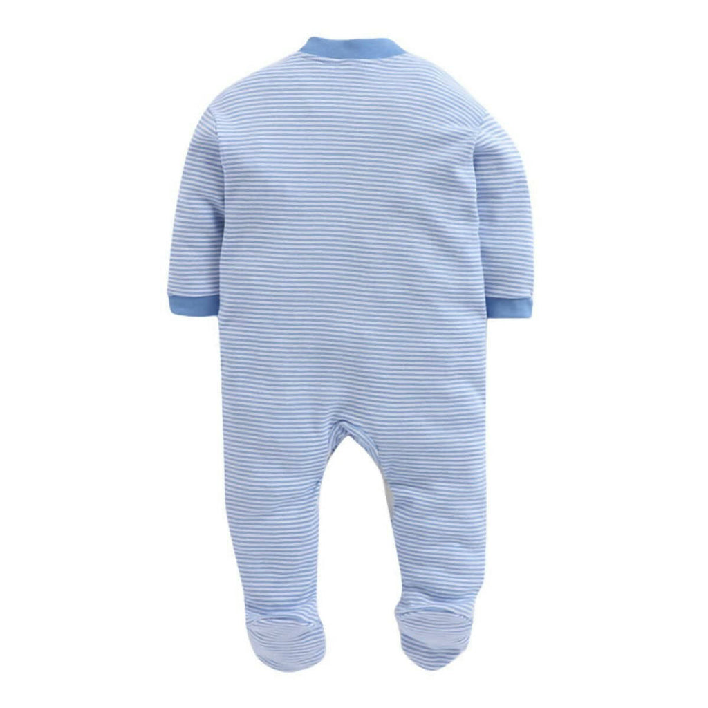 Daddy - G Rompers/Sleepsuits/Jumpsuit /Night Suits for New Born Babies - Blue | Grocsy