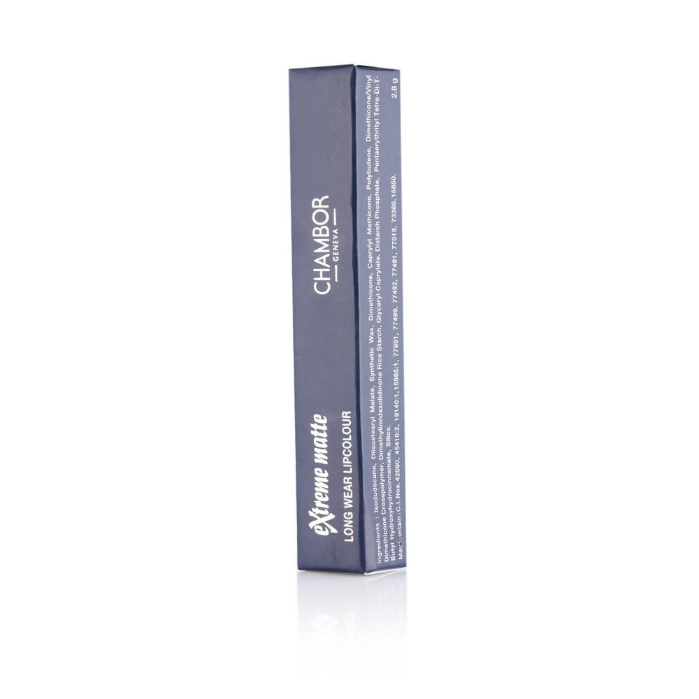 Chambor Indulgent Bordeaux 05 Extreme Matte Long Wear Lip Colour | Grocsy