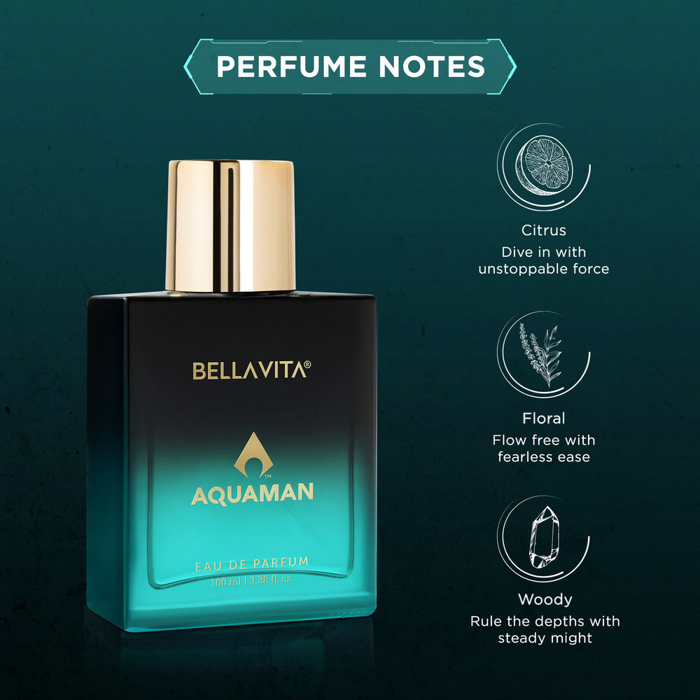 Bella Vita Organic Aquaman Long Lasting Eau De Parfume | Grocsy