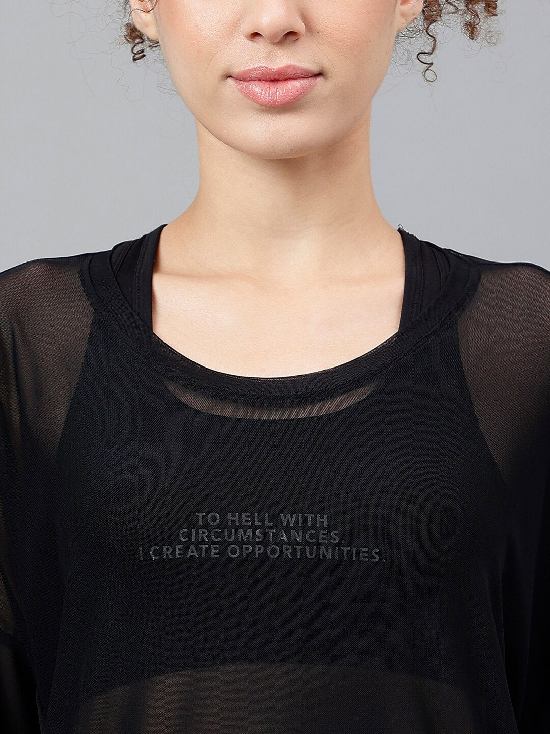 MKH Typography Printed Dri-Fit Relaxed Fit Training or Gym T-Shirt | Grocsy