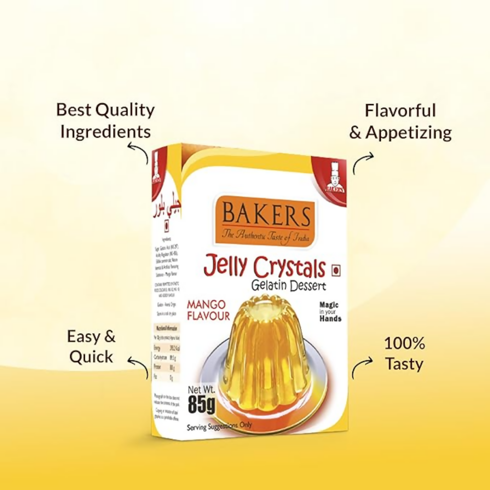 BAKERS Jelly Crystals (Gelatin Dessert) - Mango | Grocsy